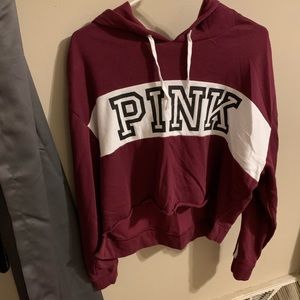 Cropped Pink Hoodie!